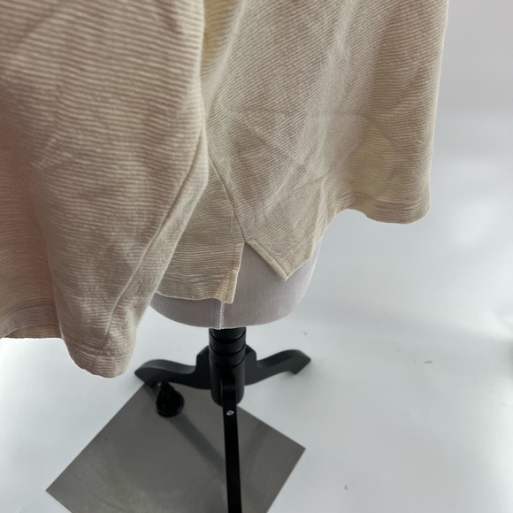 Rachel Zoe Round Neck Rib Knit Cropped Top In Cream. SZ M - Picture 4 of 5